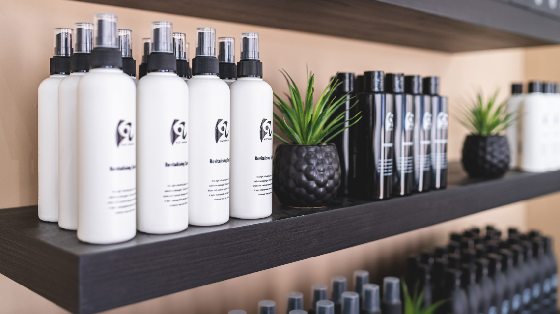 KZ Hair Salon KZ Hair have an extensive range of brands & products on offer across all salons